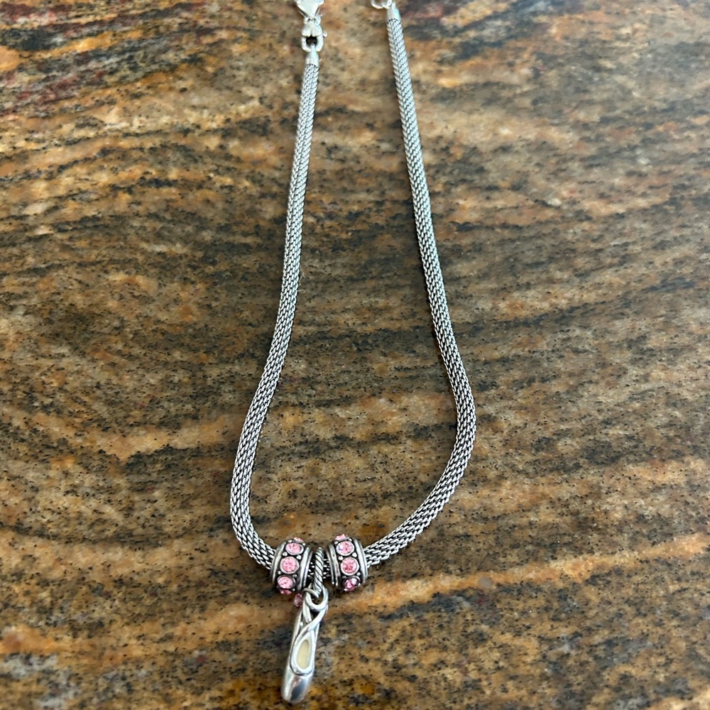 Brighton Ballet Shoe necklace